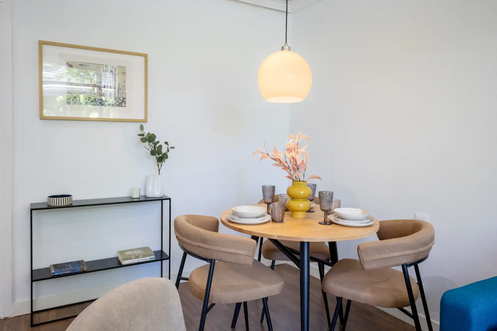Dining room of Apartments for rent in Madrid  with Air Conditioner, Heating and Furnished