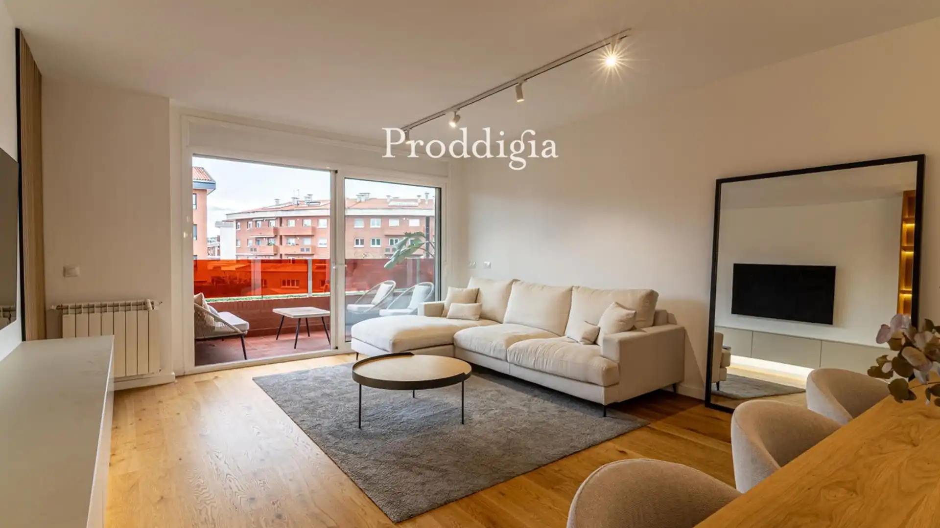 Sala d'estar de Pis en venda en Sant Quirze del Vallès amb Aire condicionat, Terrassa i Piscina