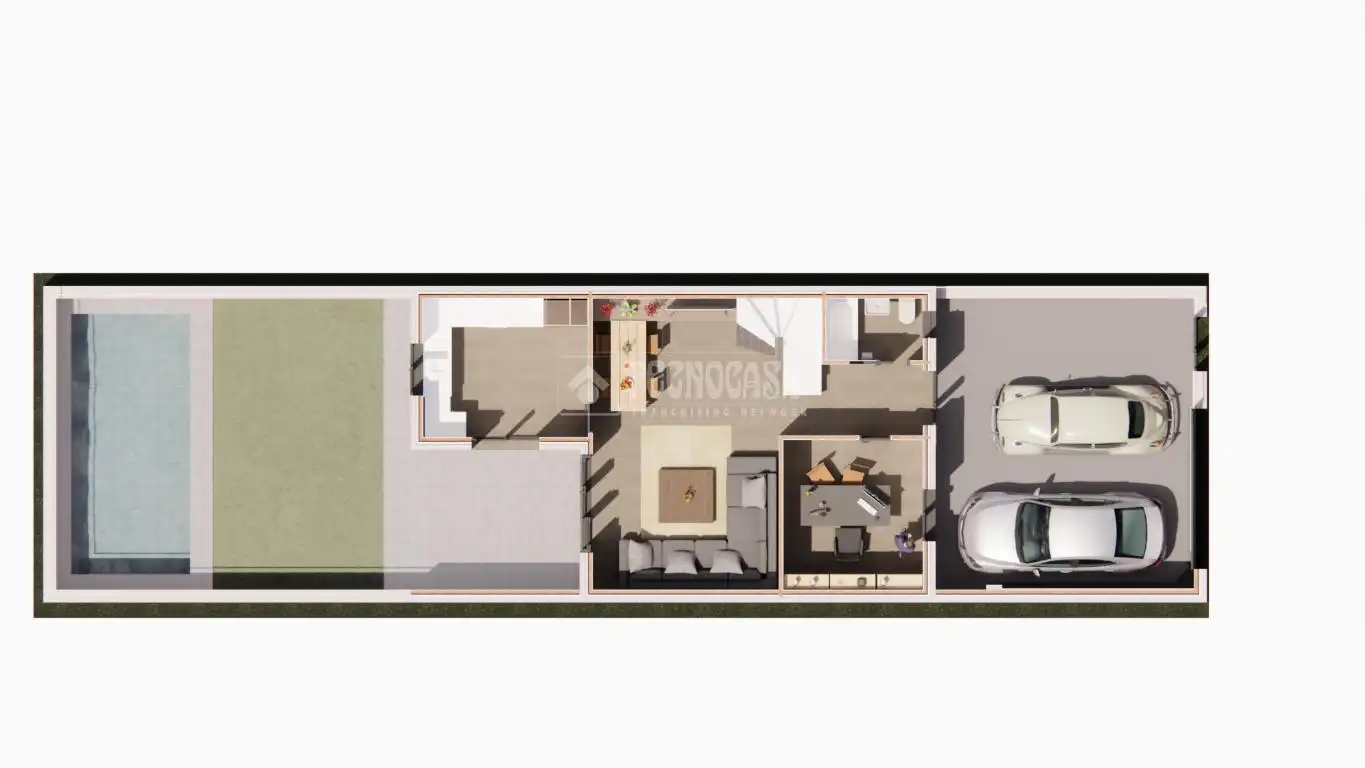 Casa aparellada amb jardí en venda a Covadonga - Los Manzanos, imagen 12