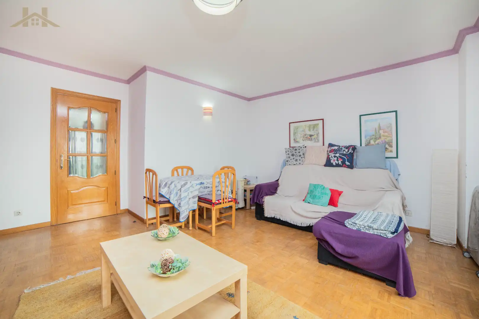 Sala d'estar de Pis en venda en Pinto amb Calefacció i Moblat