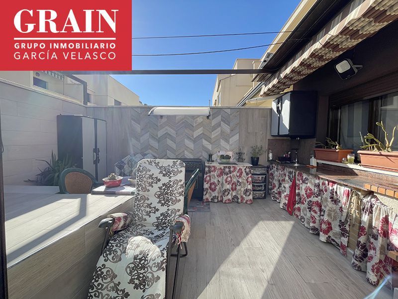 Terrassa de Casa adosada en venda en  Albacete Capital amb Aire condicionat i Calefacció