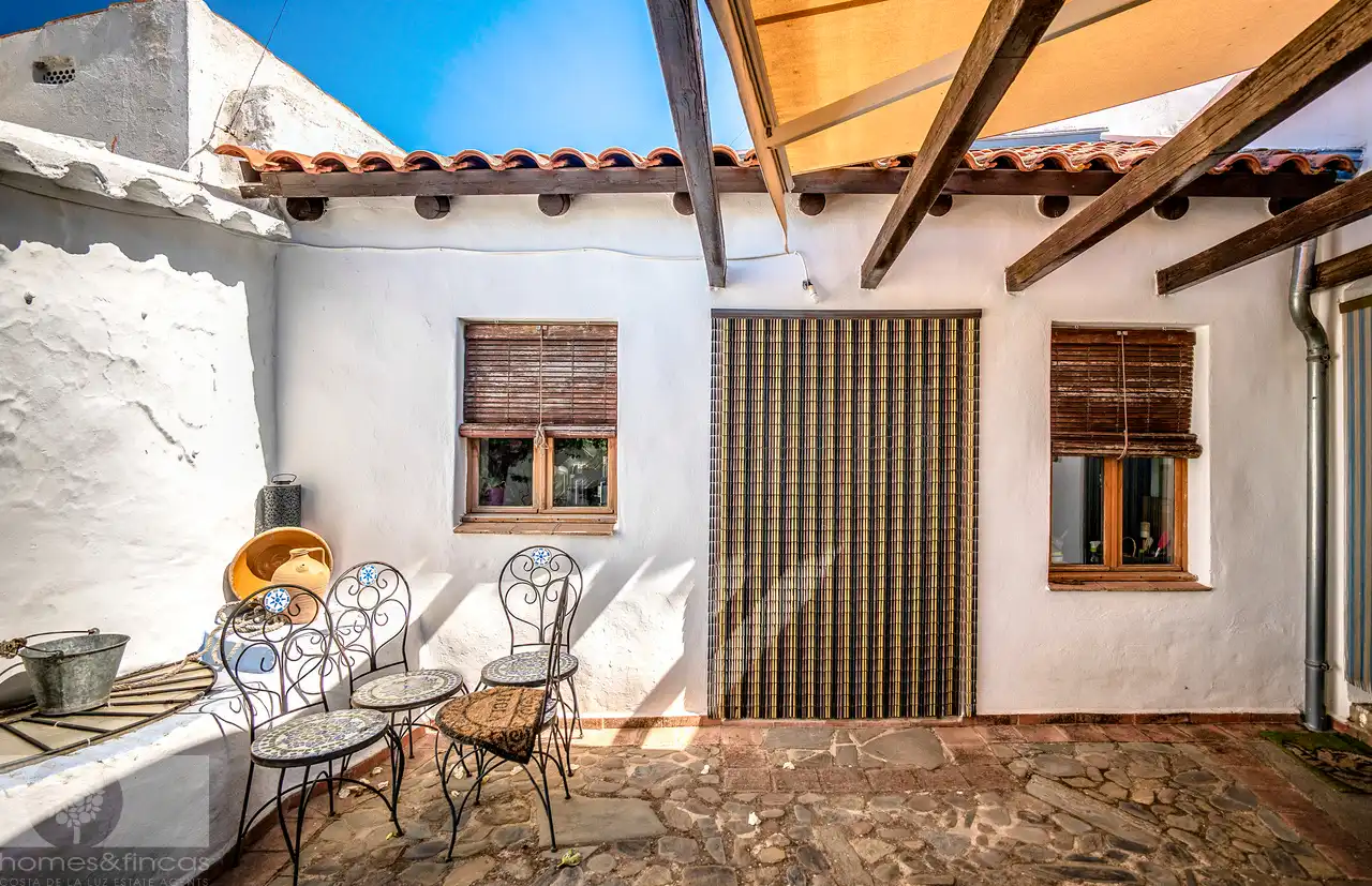 Terrasse von Einfamilien-Reihenhaus zum Verkauf in San Silvestre de Guzmán