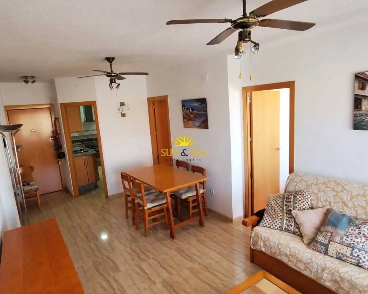 Apartamento de alquiler en Cartagena con Aire acondicionado, Calefacción y Amueblado