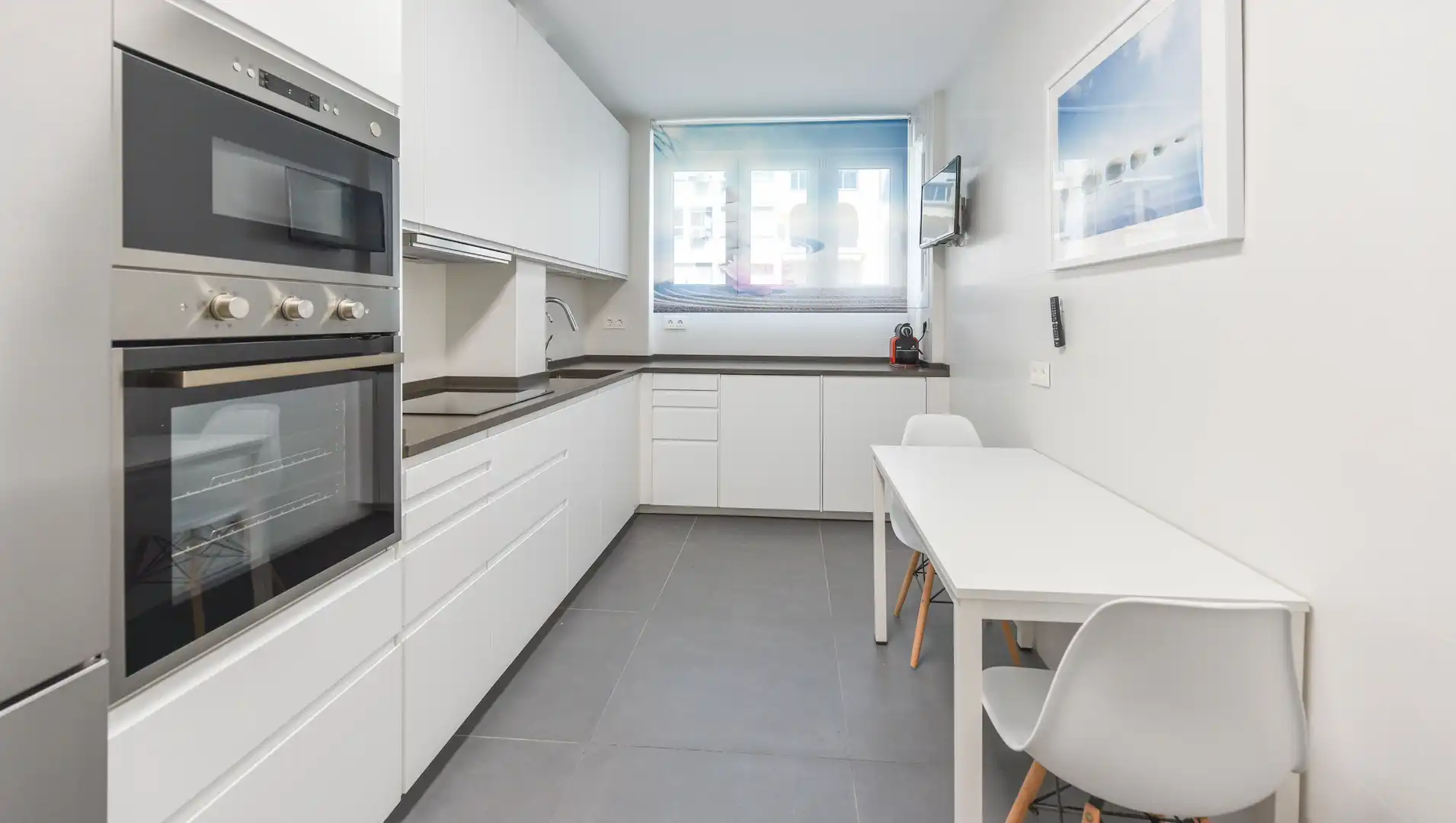Küche von Wohnung zur Miete in Fuengirola mit Klimaanlage, Heizung und Privatgarten