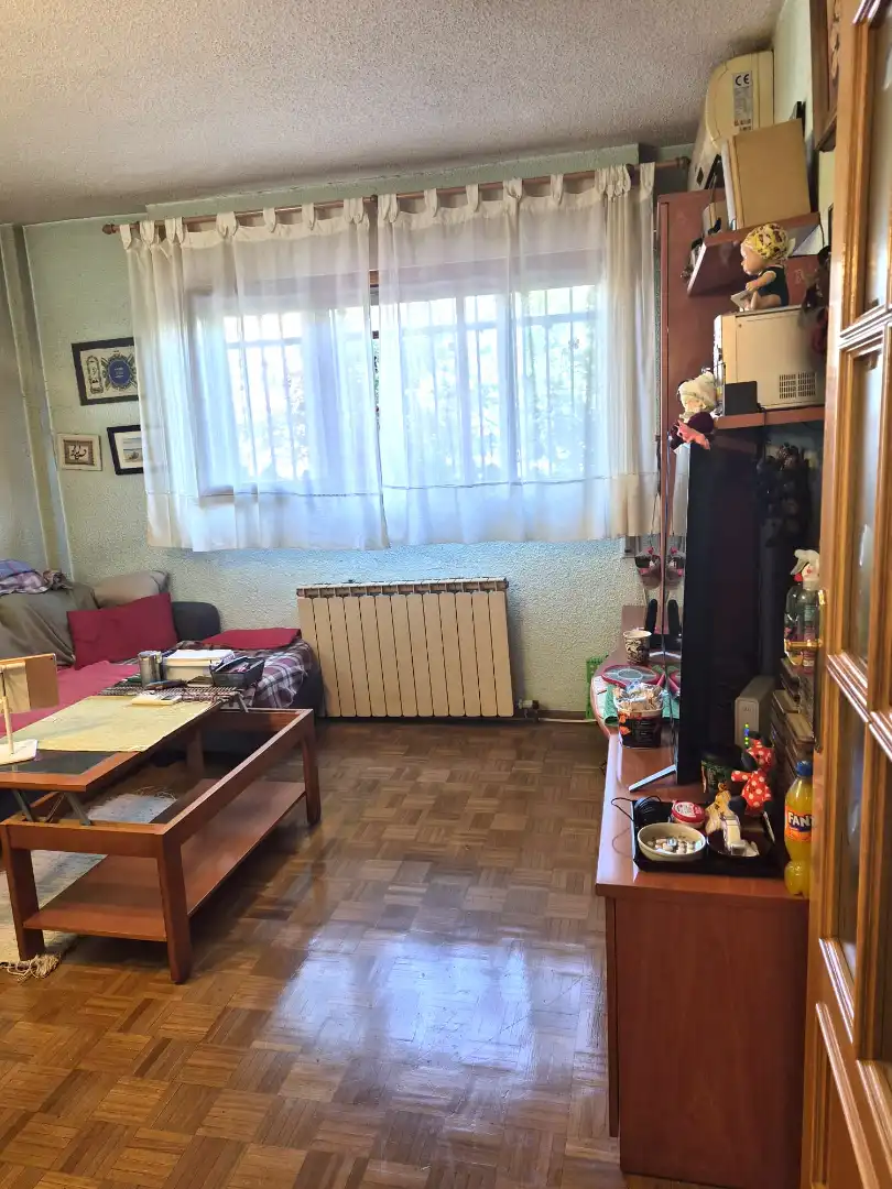 Sala de estar de Piso en venta en San Fernando de Henares con Aire acondicionado, Calefacción y Parquet
