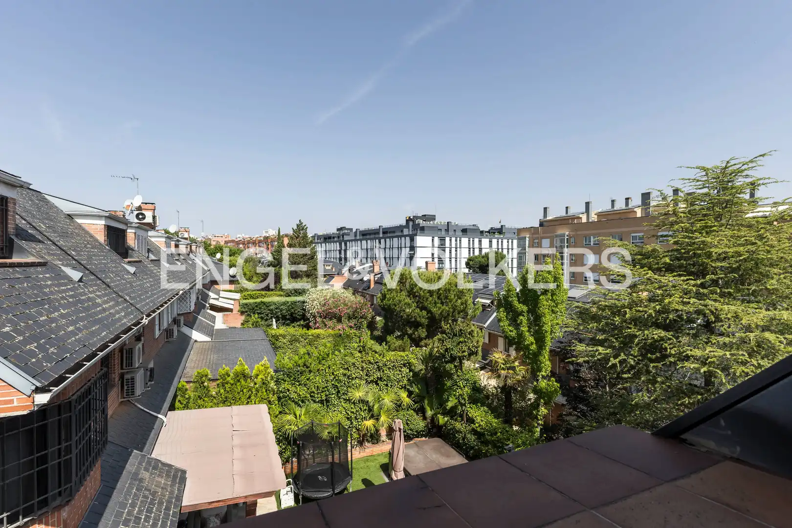 Terraza de Casa o chalet de alquiler en Madrid con Calefacción, Jardín privado y Terraza