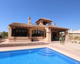 Exterior view of House or chalet for sale in Fuente Álamo de Murcia  with Air Conditioner, Heating and Private garden