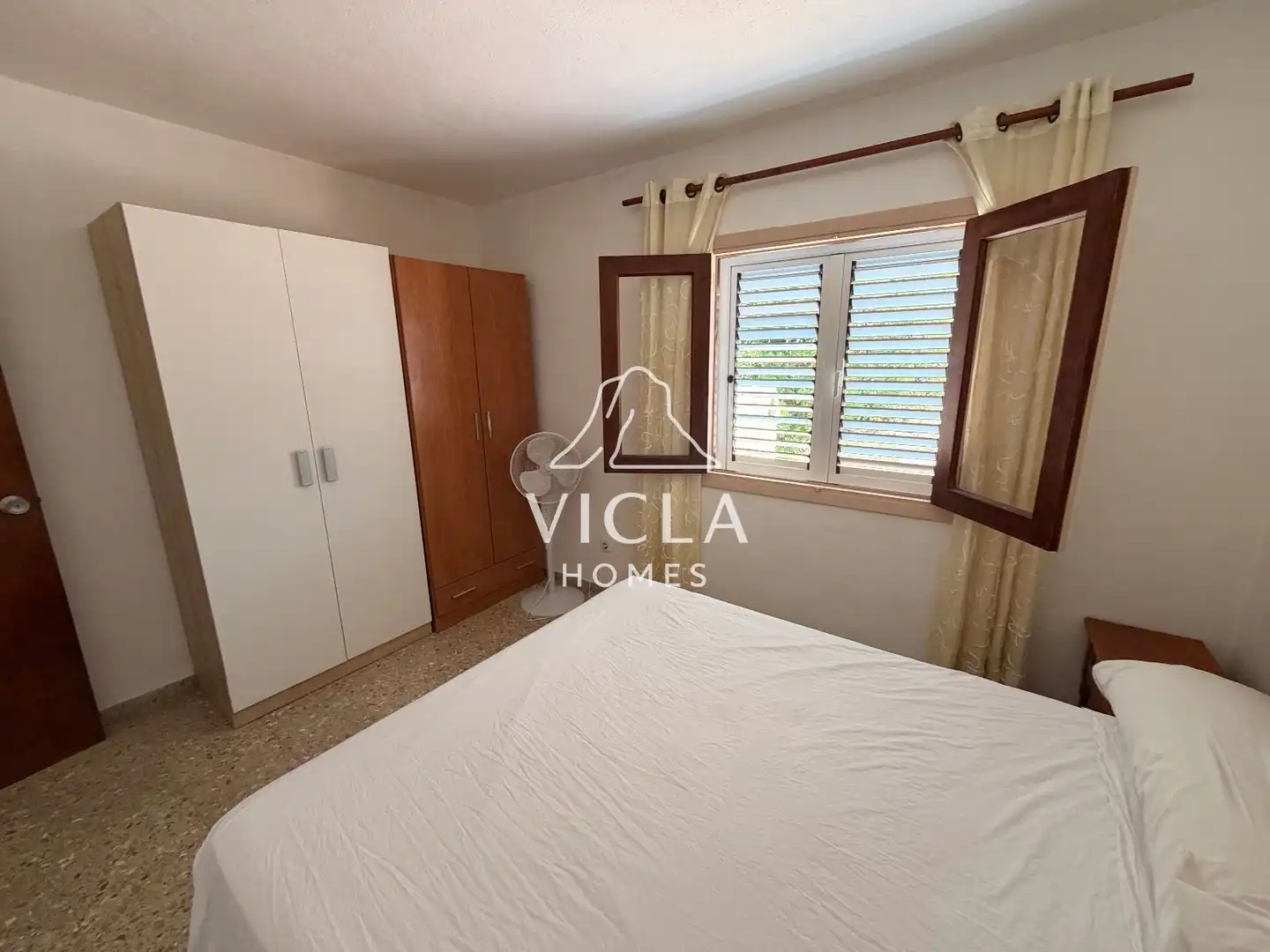 Bedroom of Flat for rent in Santa Eulària des Riu  with Heating, Furnished and Oven