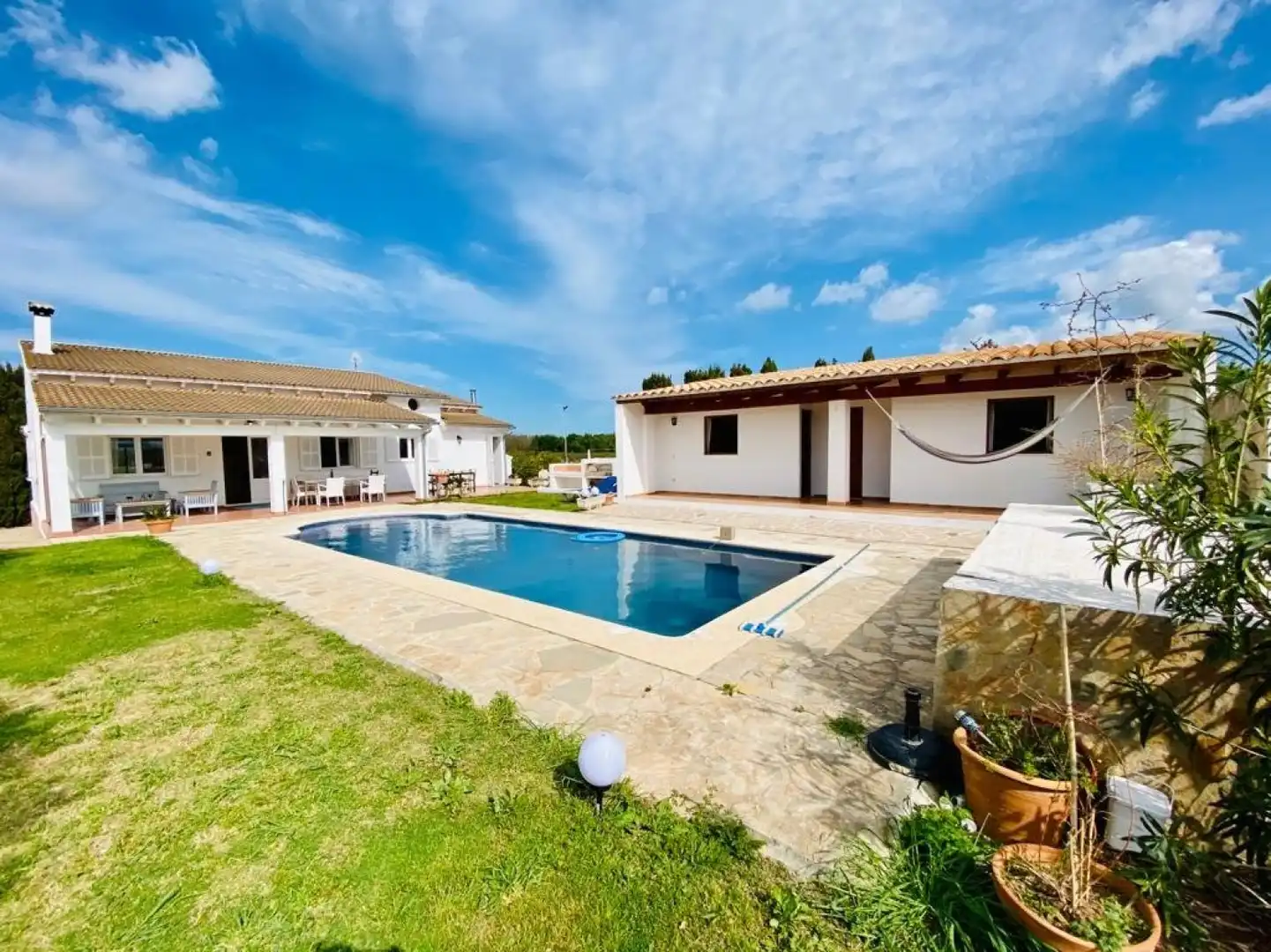 Piscina de Casa o chalet de alquiler en Sa Pobla con Aire acondicionado, Calefacción y Jardín privado