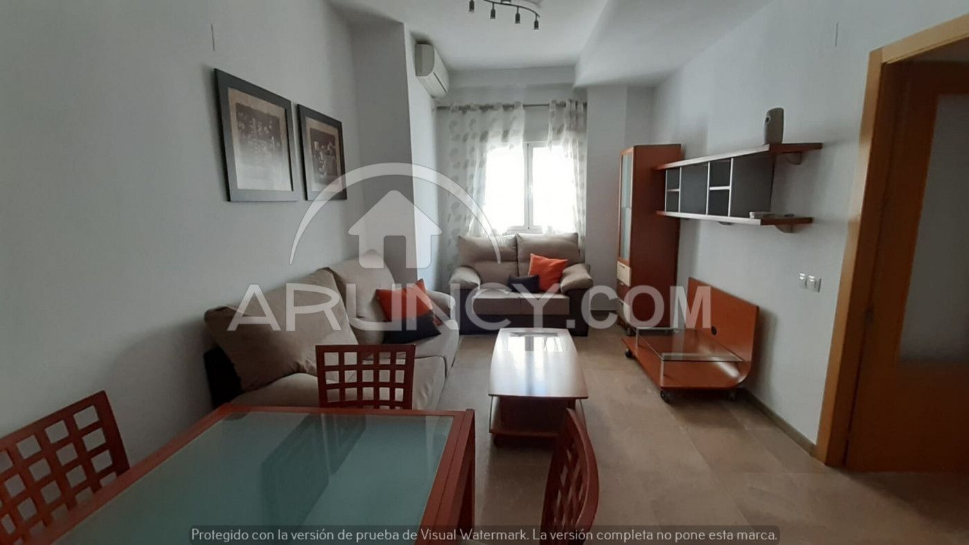 Sala de estar de Piso de alquiler en Alcalá de Guadaira con Aire acondicionado y Amueblado