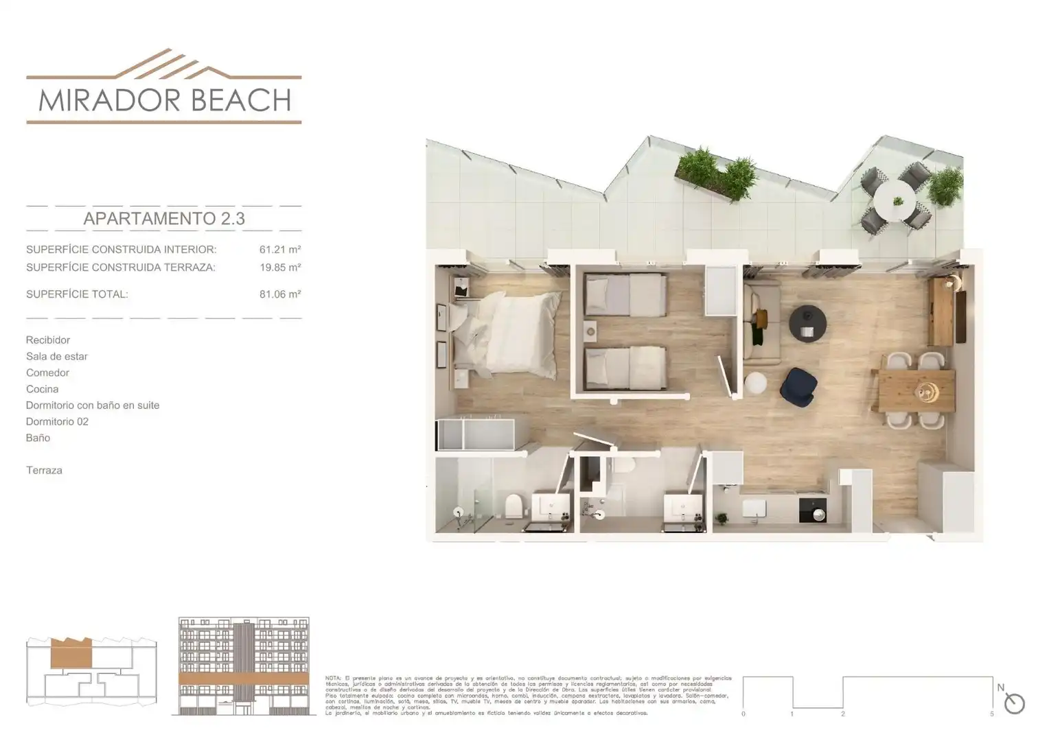 Wohnung mit Terrasse zum Verkauf in Moncófar Playa, imagen 16