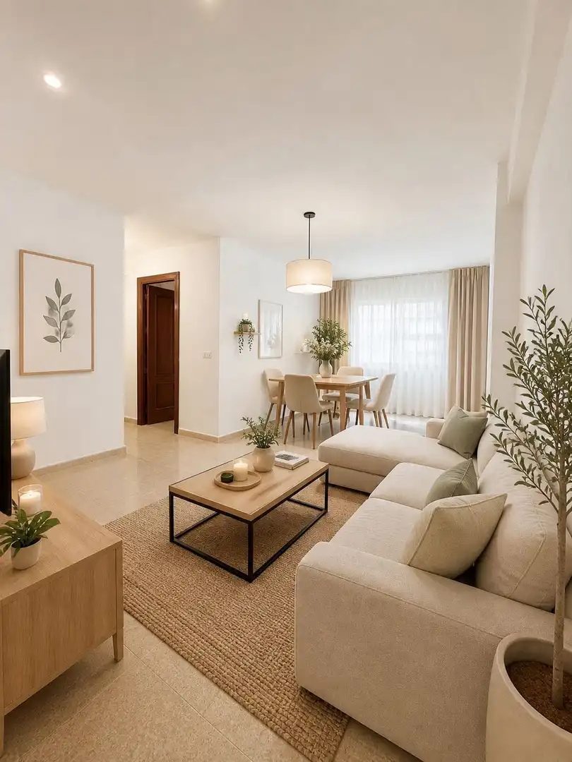 Sala de estar de Piso en venta en Málaga Capital con Aire acondicionado