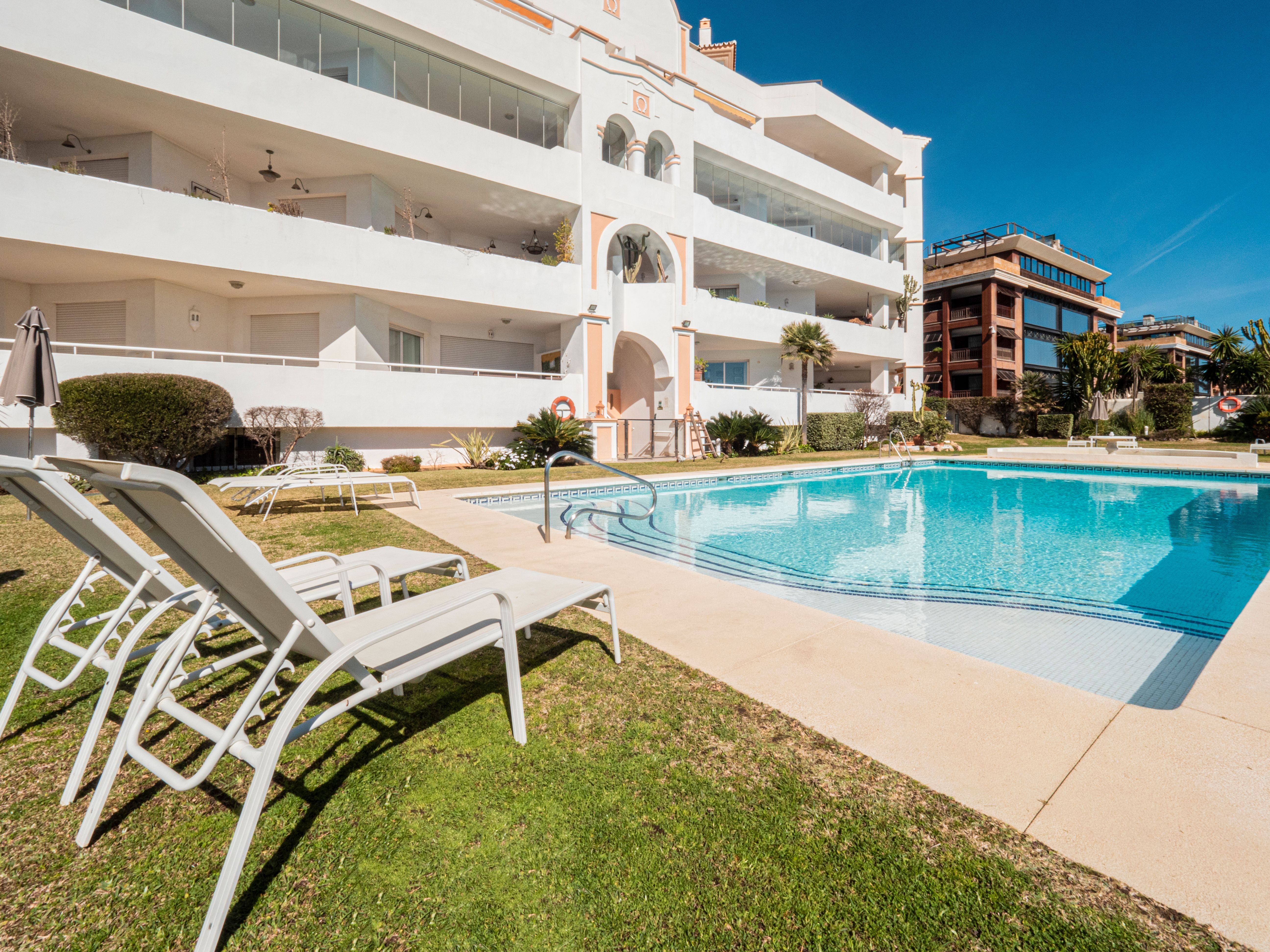 Jardín de Apartamento en venta en Marbella con Aire acondicionado, Terraza y Trastero