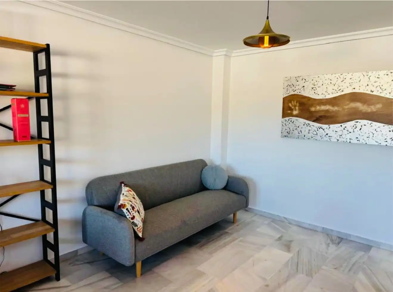 Sala de estar de Apartamento en venta en Calpe / Calp con Aire acondicionado, Calefacción y Terraza
