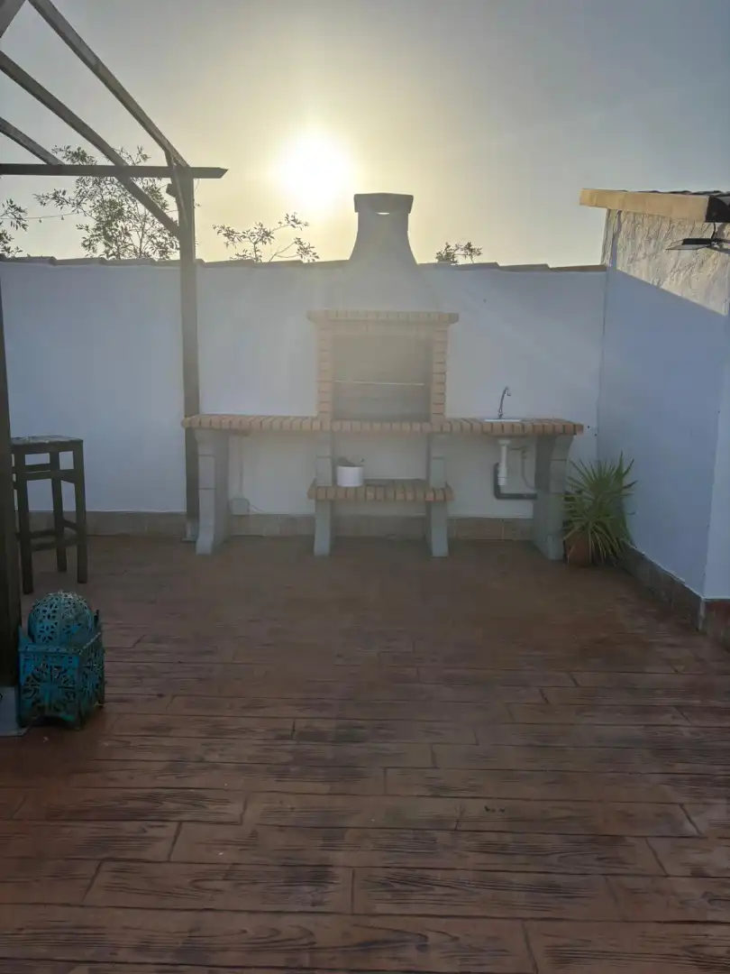 Terrassa de Casa o xalet de lloguer en Chiclana de la Frontera amb Aire condicionat, Jardí privat i Terrassa