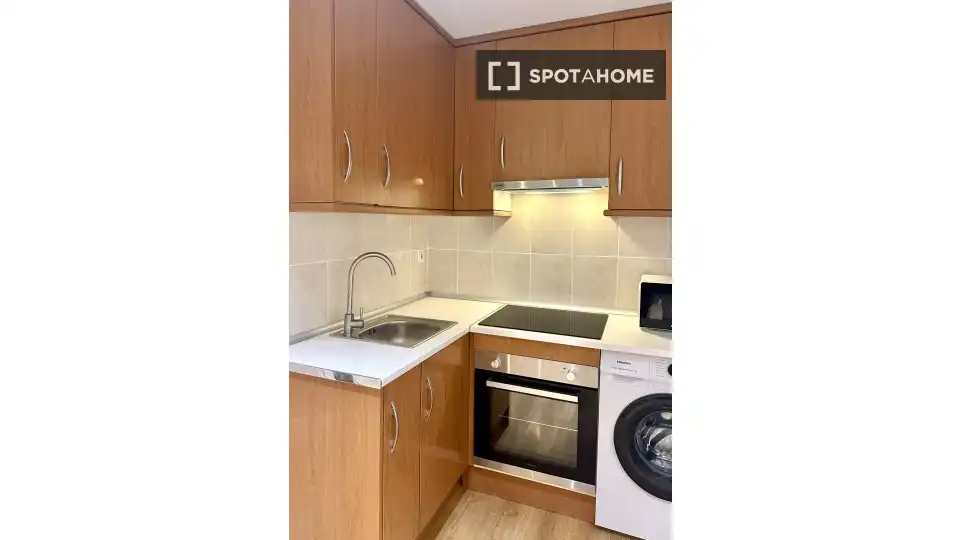 Kitchen of Flat for rent in Madrid  with Air Conditioner, Heating and Furnished
