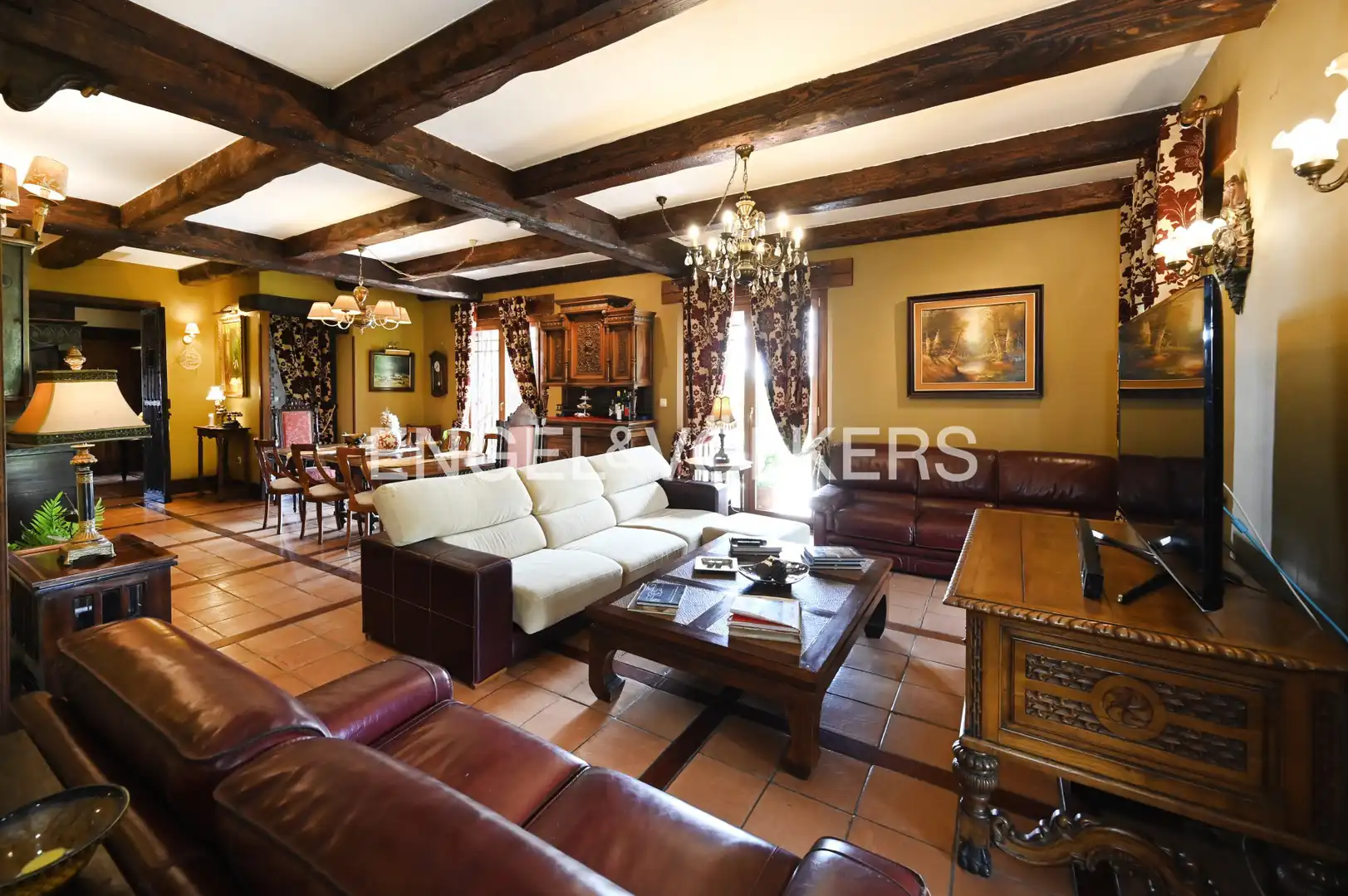 Living room of Houses for sale in Piélagos  with Heating, Private garden and Terrace