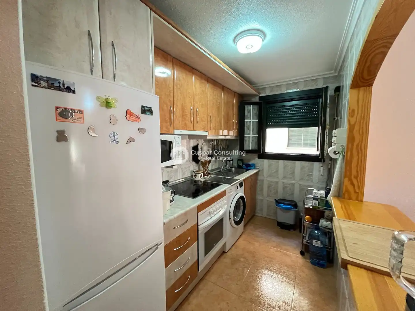 Cocina de Apartamento en venta en Los Alcázares con Terraza, Amueblado y Balcón