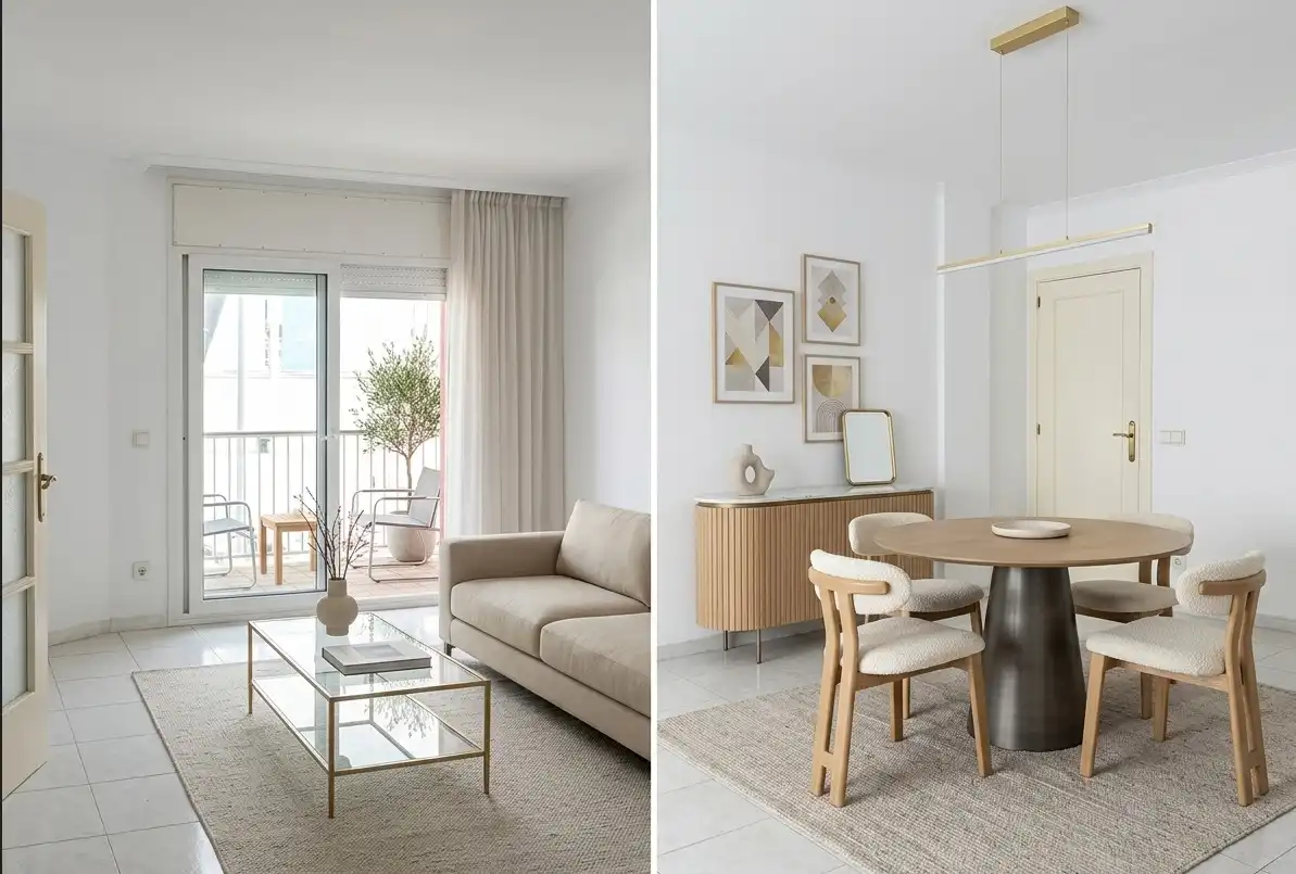 Sala de estar de Piso en venta en Palamós con Balcón