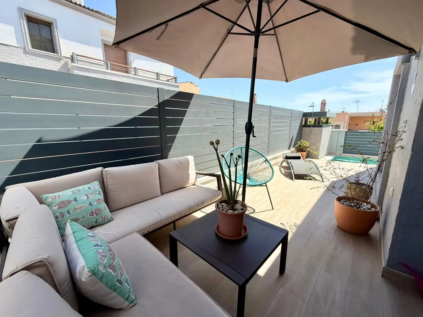 Terraza de Casa o chalet en venta en Almería con Trastero y Piscina