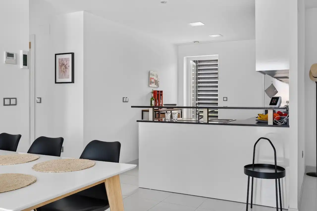 Cocina de Ático en venta en Elche / Elx con Aire acondicionado, Calefacción y Jardín privado
