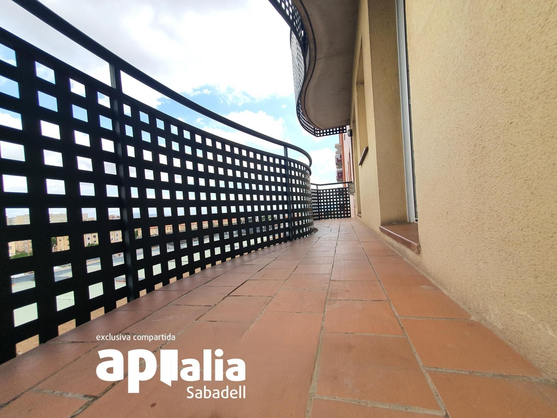 Terrace of Flat for sale in Sabadell  with Heating, Parquet flooring and Balcony