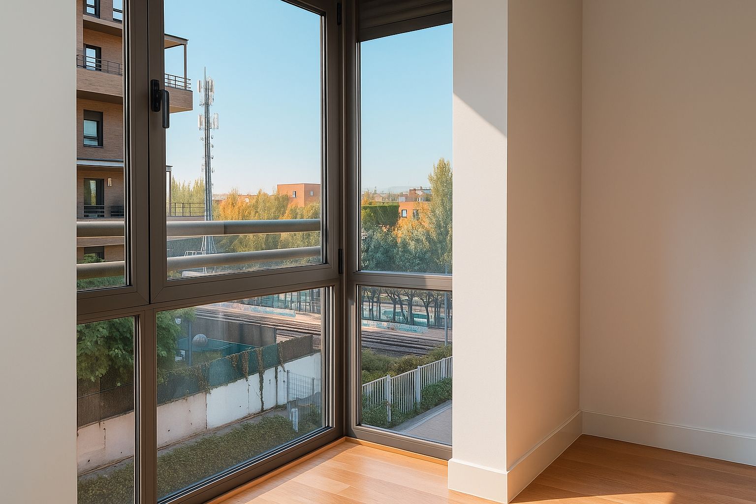 Bedroom of Flat to rent in  Madrid Capital  with Air Conditioner, Heating and Parquet flooring