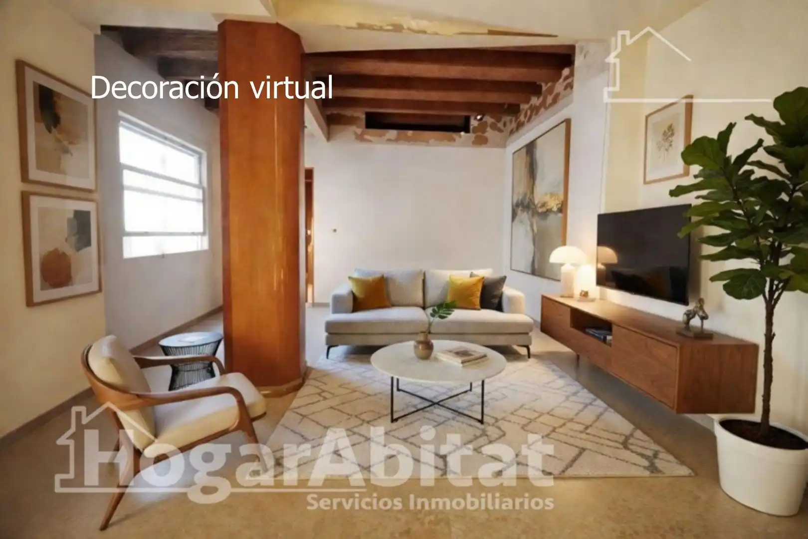 Living room of Flat for sale in Gandia  with Balcony