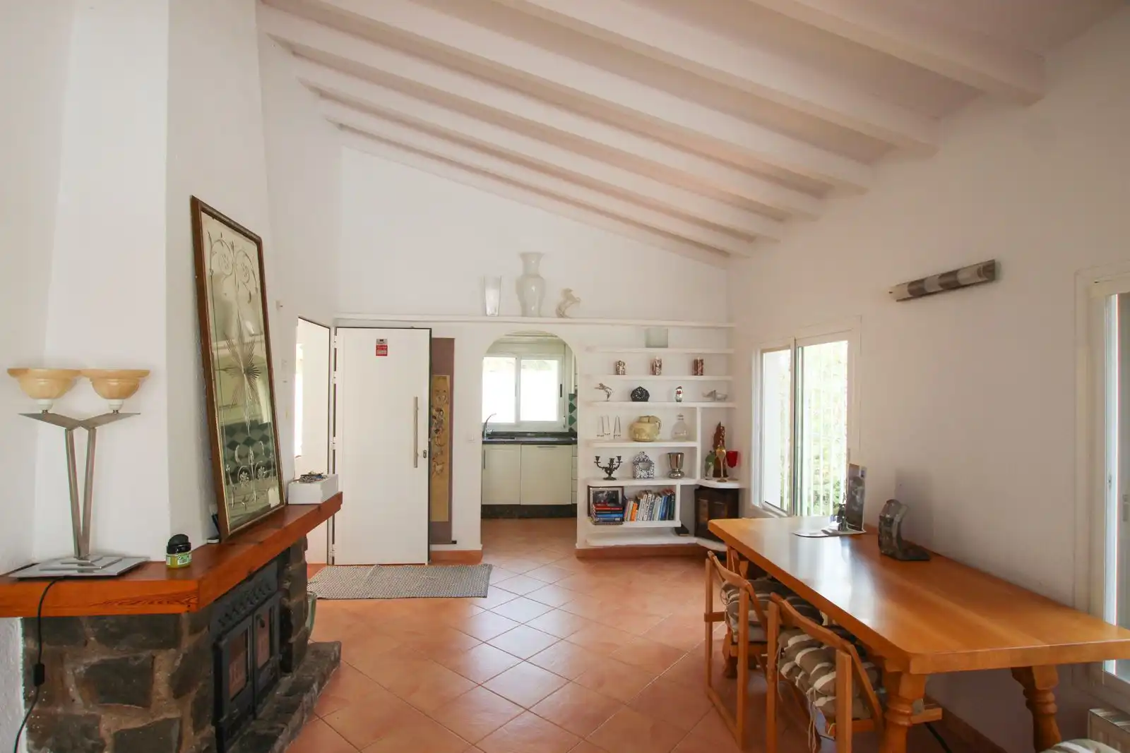Dining room of Houses for sale in Calpe / Calp  with Air Conditioner, Heating and Private garden