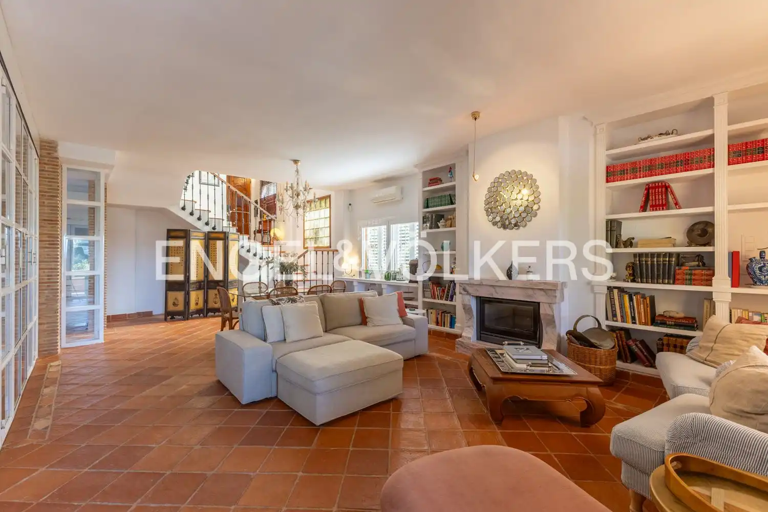 Living room of Houses for rent in Riba-roja de Túria  with Air Conditioner, Heating and Private garden