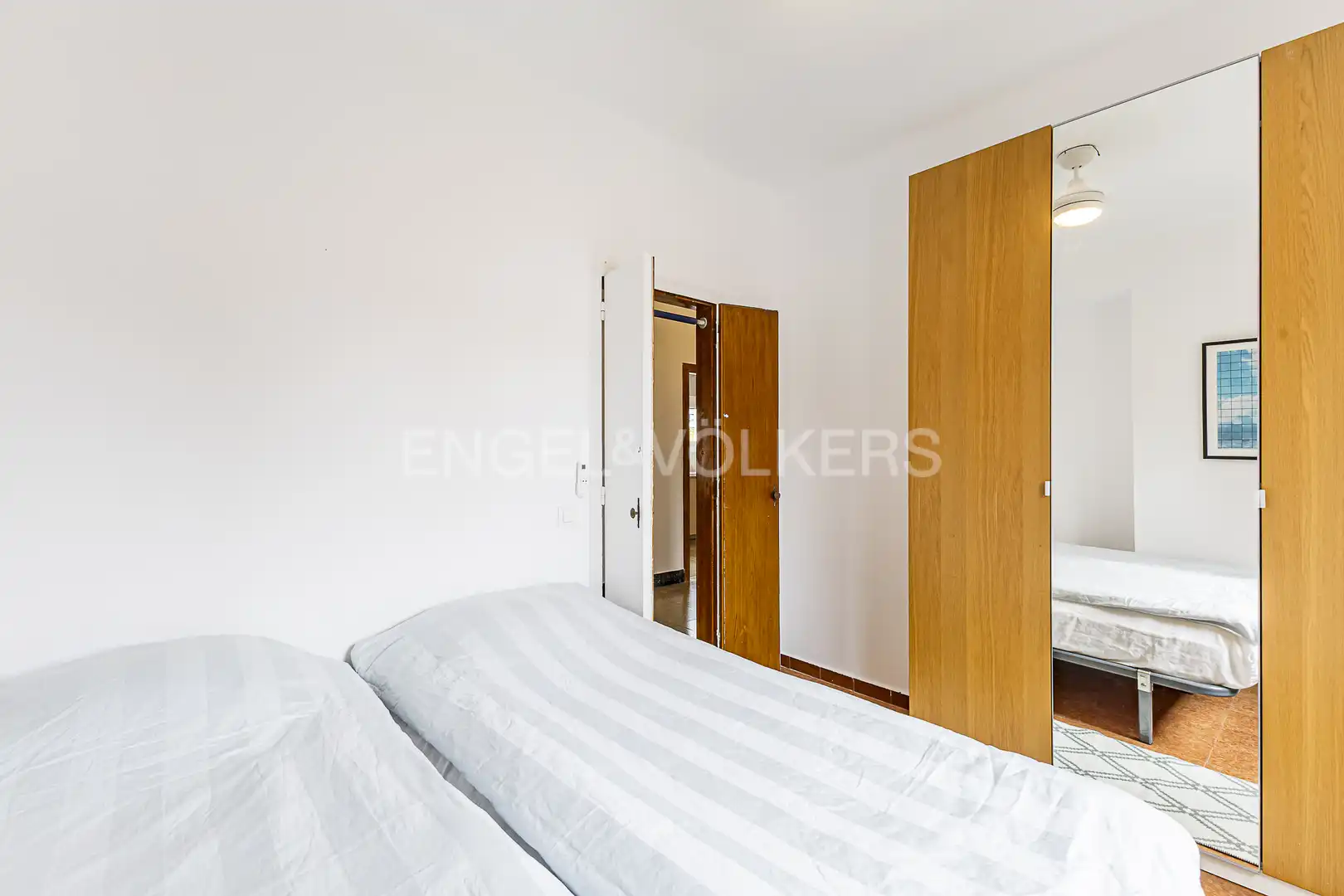 Bedroom of Flat for rent in Castelldefels  with Air Conditioner, Heating and Private garden
