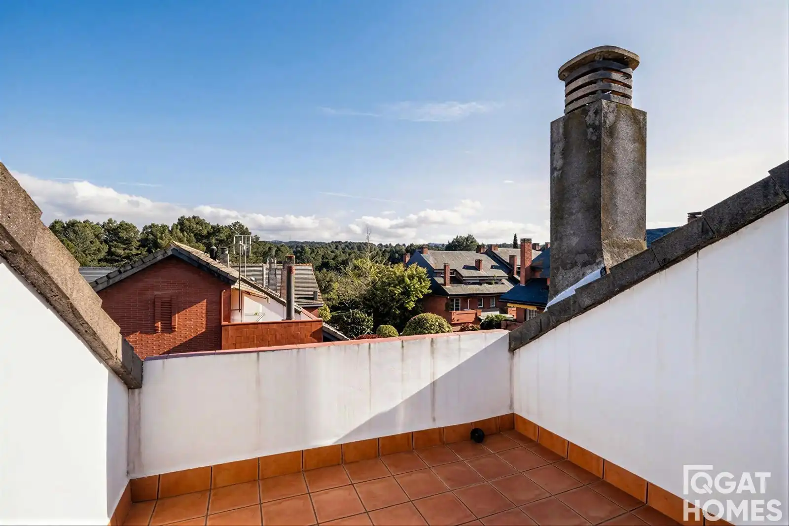 Terrassa de Casa adosada en venda en Sant Cugat del Vallès amb Aire condicionat, Calefacció i Terrassa