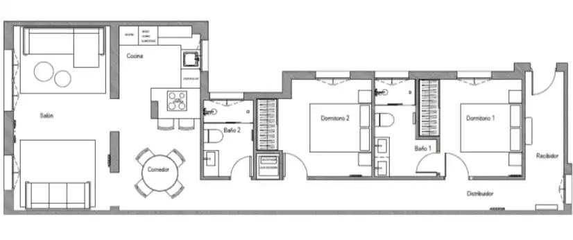 Wohnung mit Aufzug zum Verkauf in Calle de Castelló