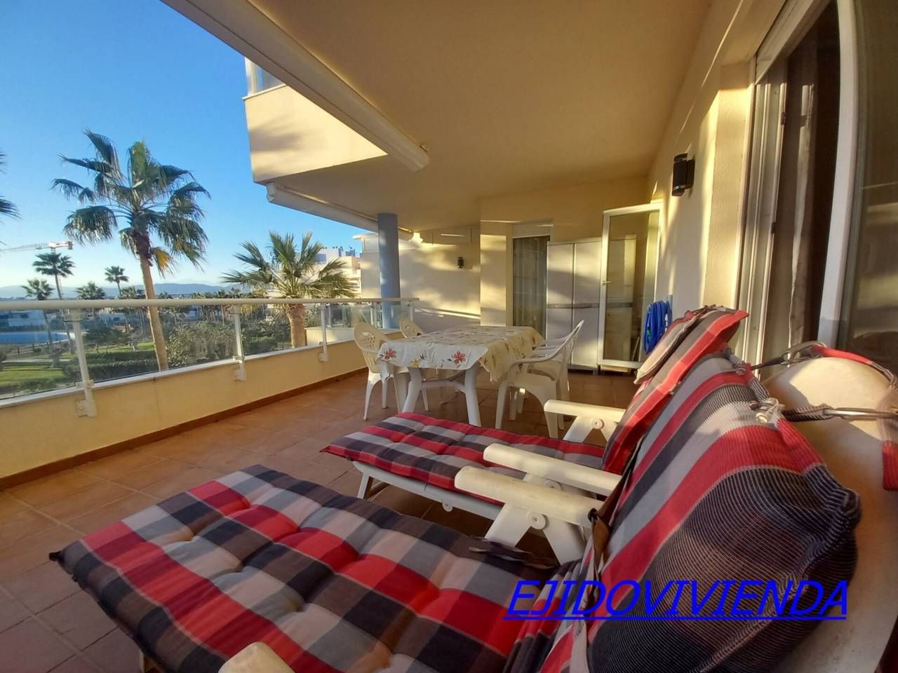 Terrace of Flat for sale in El Ejido  with Air Conditioner, Terrace and Furnished
