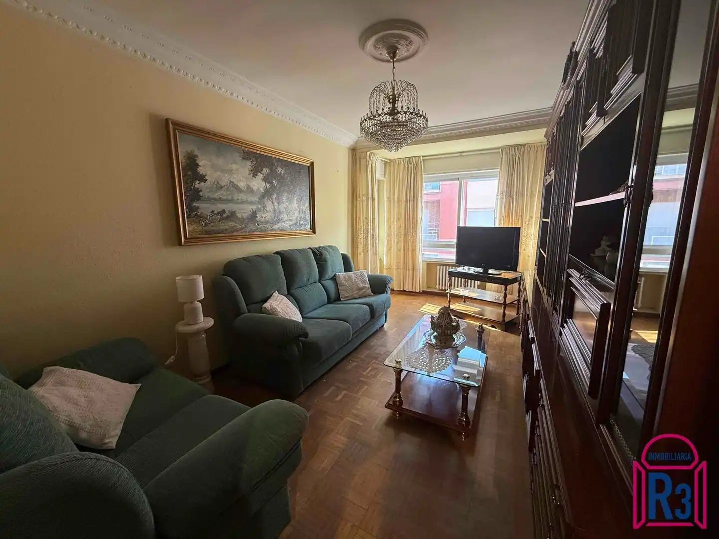 Wohnzimmer von Wohnung zum Verkauf in León Capital  mit Heizung, Terrasse und Abstellraum