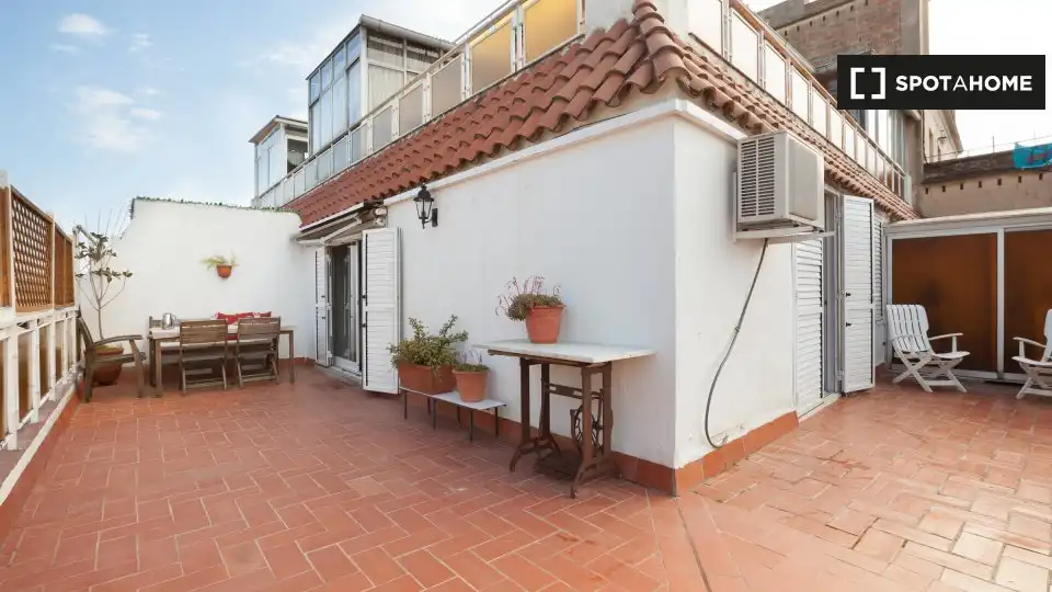 Flat with terrace to rent in Gràcia, imagen 12