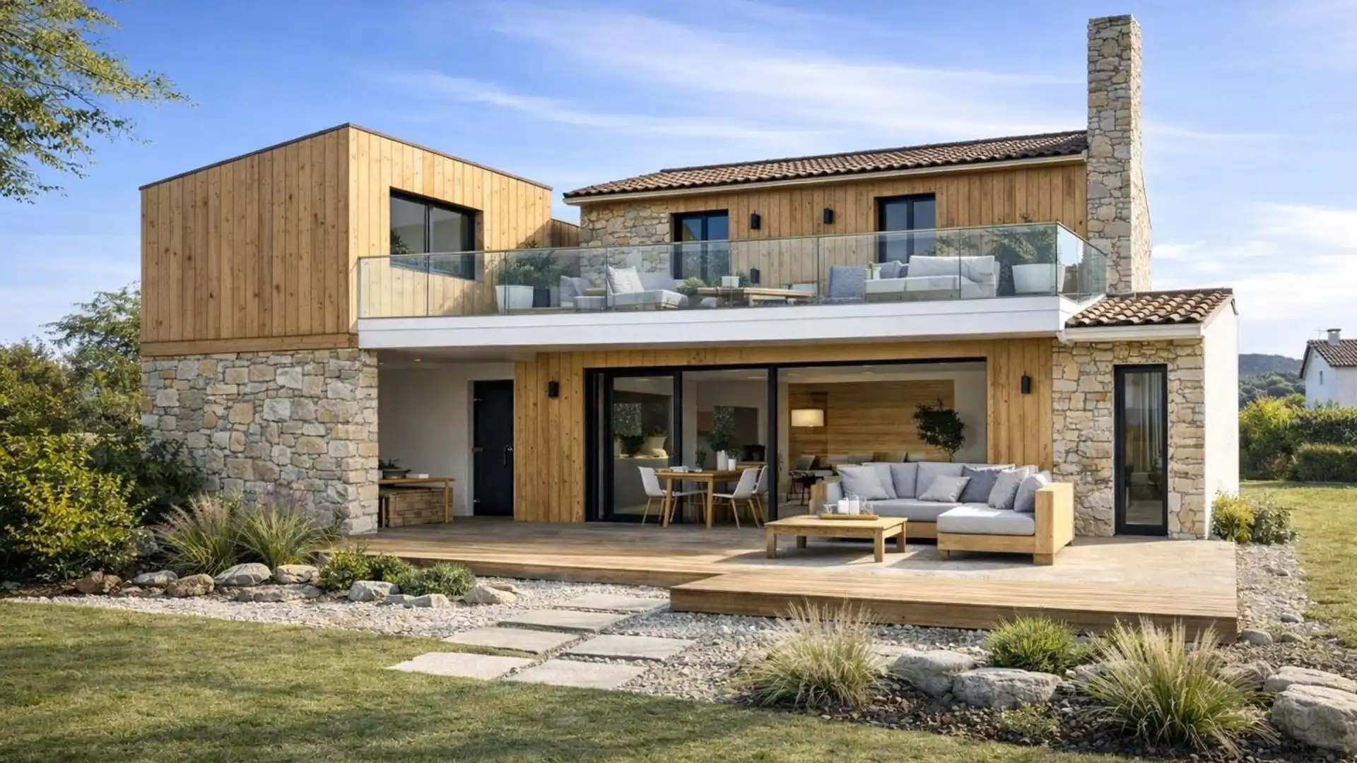 Terraza de Casa o chalet en venta en Oleiros con Jardín privado, Terraza y Balcón