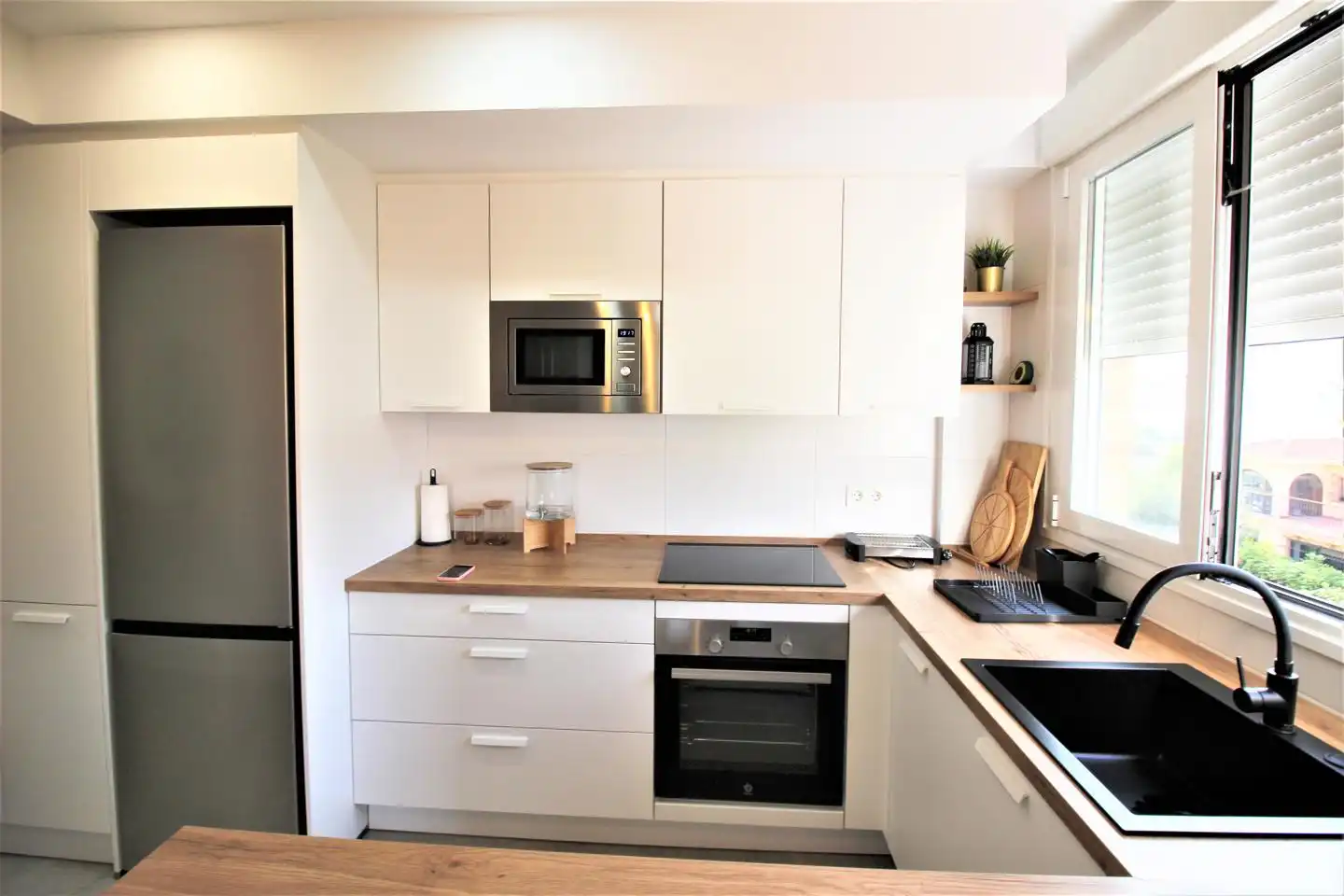Kitchen of Flat for rent in Roquetas de Mar  with Terrace, Furnished and Community pool