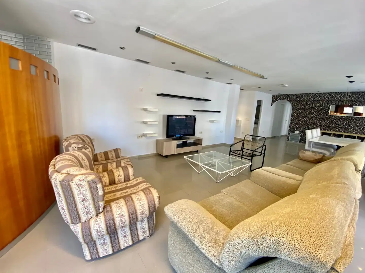 Living room of Flat for rent in Almoradí  with Heating, Terrace and Furnished