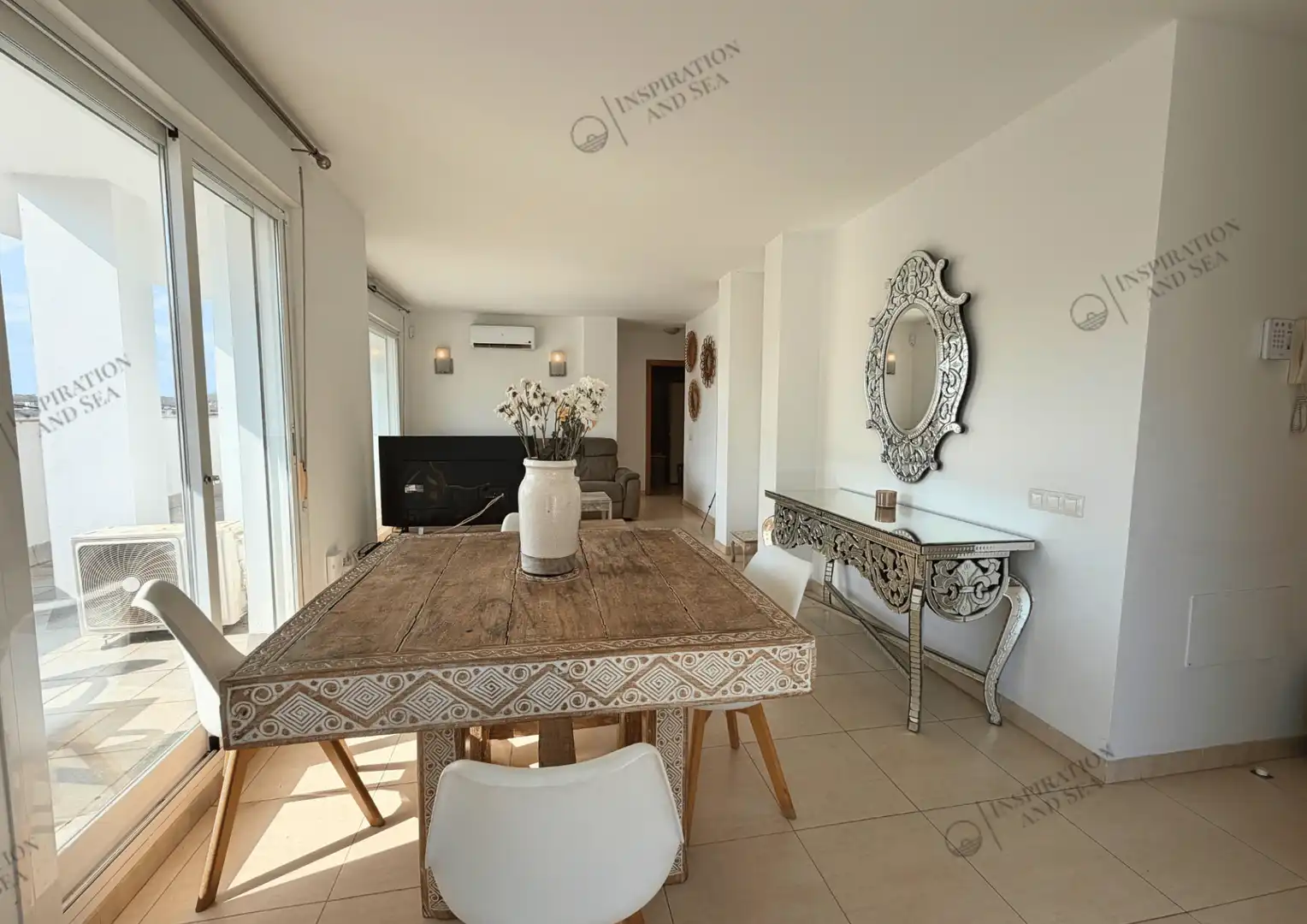 Esszimmer von Wohnung zum Verkauf in Eivissa mit Klimaanlage, Terrasse und Möbliert