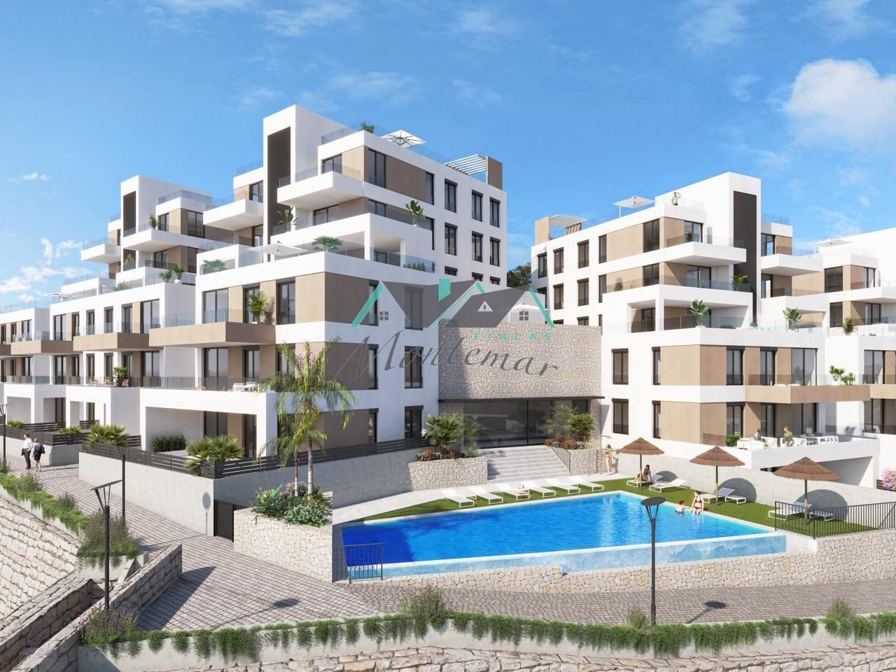 Exterior view of Flat for sale in Vera  with Air Conditioner, Heating and Terrace