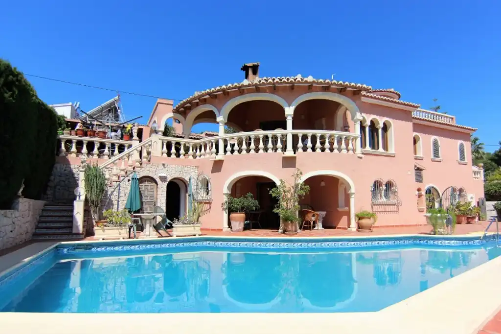 Exterior view of Houses for sale in Benissa  with Air Conditioner, Terrace and Storage room