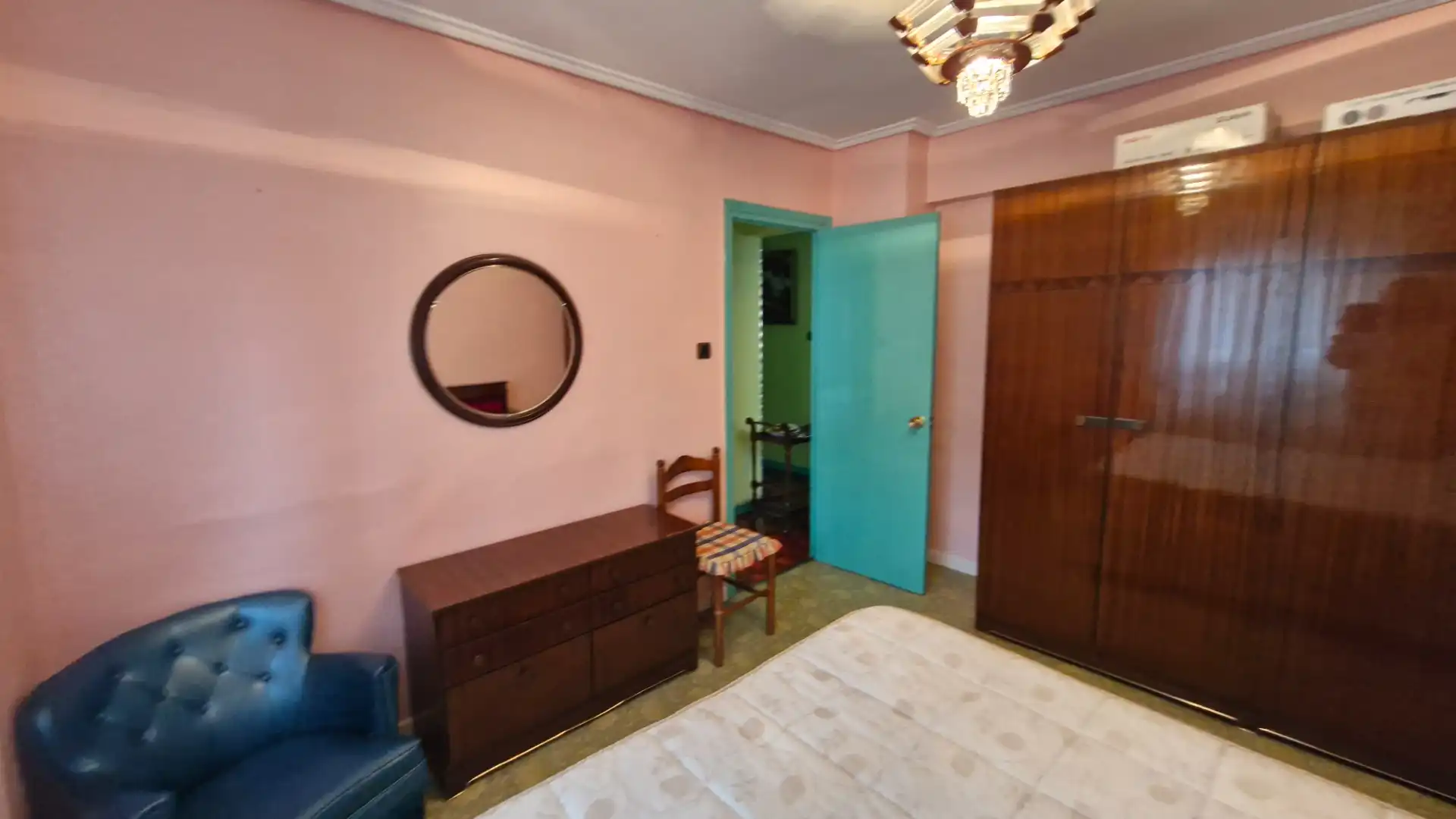 Bedroom of Flat for rent in Santurtzi   with Heating, Terrace and Furnished