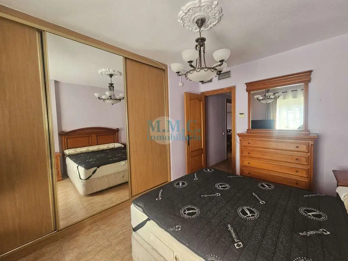 Bedroom of Flat for sale in Roquetas de Mar  with Air Conditioner, Terrace and Furnished