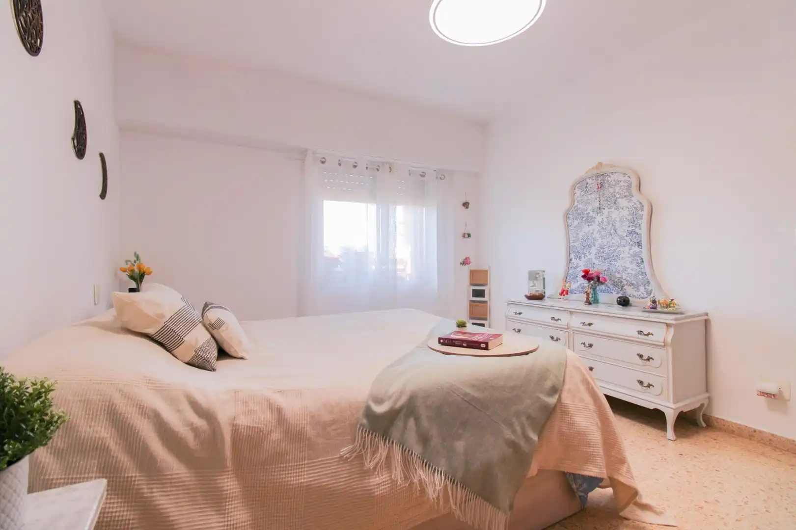 Bedroom of Flat for sale in La Pobla de Farnals  with Air Conditioner and Balcony