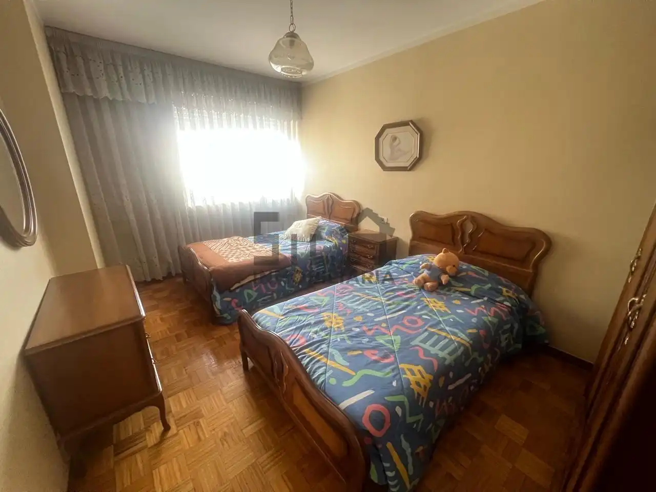 Bedroom of Flat for sale in O Carballiño    with Heating, Parquet flooring and Furnished
