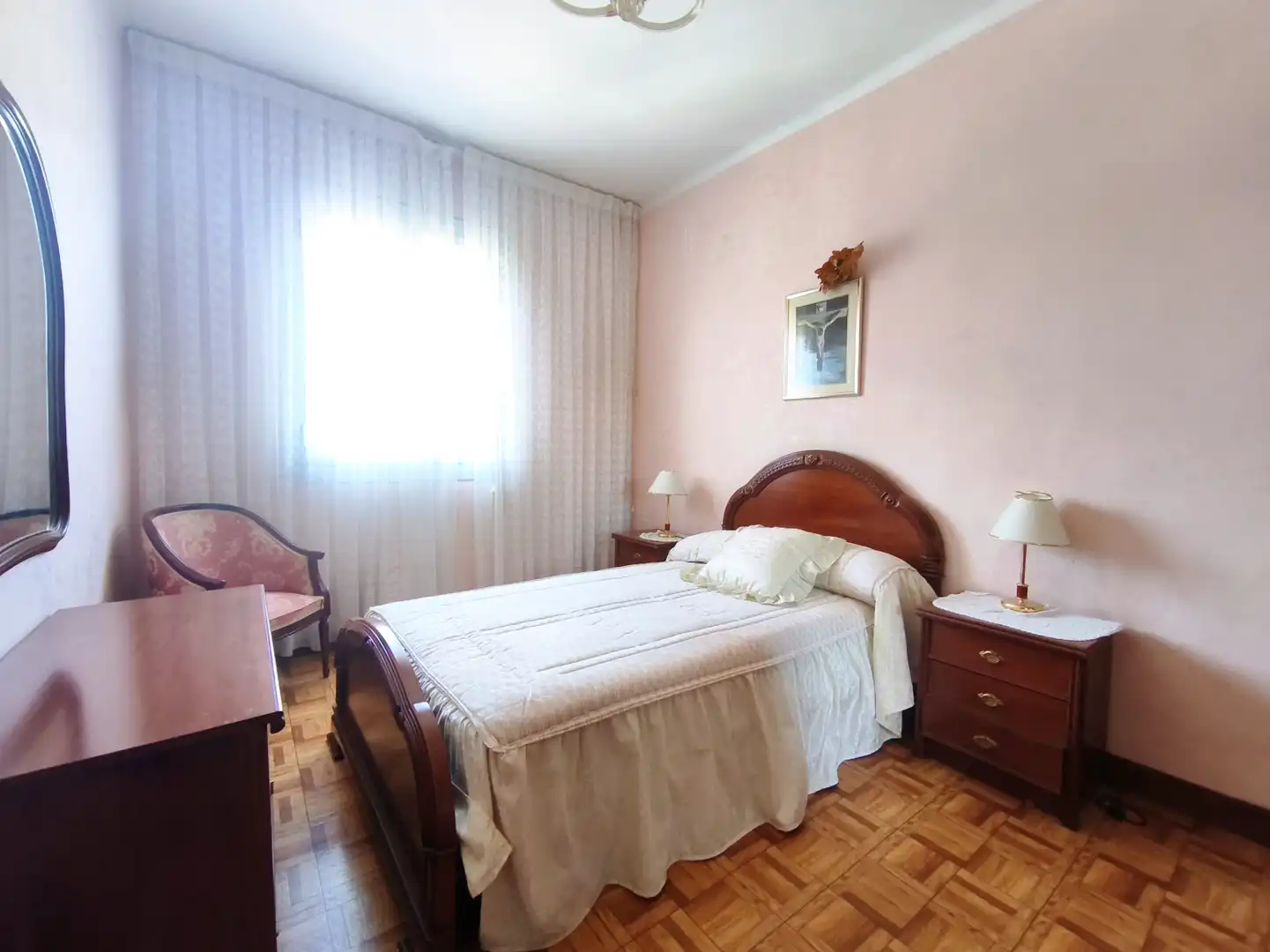 Bedroom of Flat for sale in  Logroño  with Parquet flooring