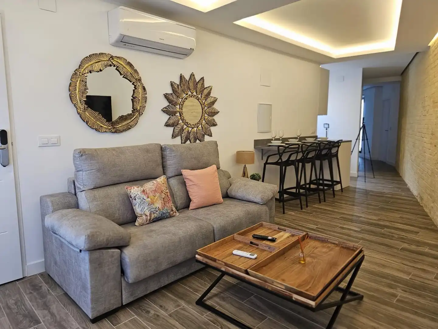 Wohnzimmer von Wohnung zur Miete in Córdoba mit Klimaanlage, Heizung und Terrasse