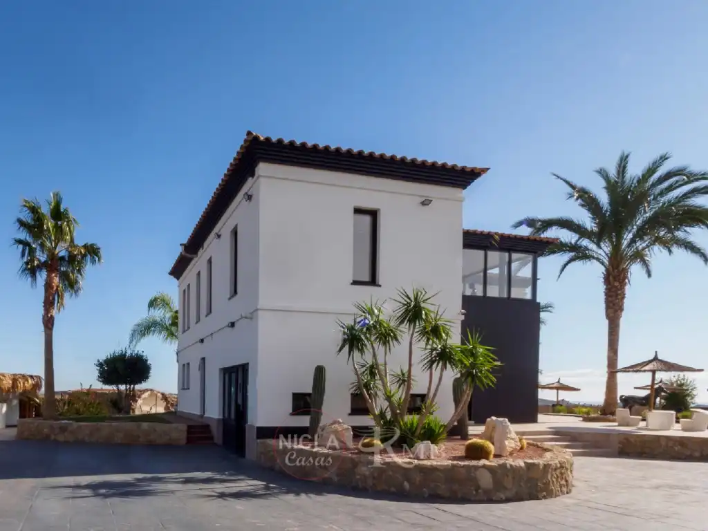 Vista exterior de Casa o chalet en venta en Pulpí con Aire acondicionado, Jardín privado y Terraza