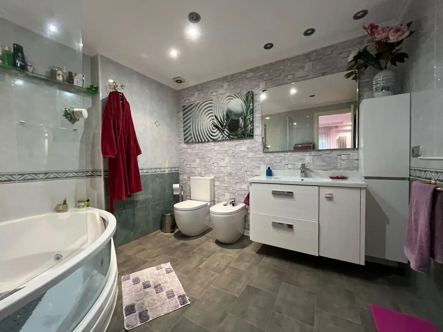 Baño de Casa adosada en venta en Urnieta con Calefacción, Terraza y Trastero